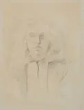 Anthony Palliser, Portrait Study, pencil