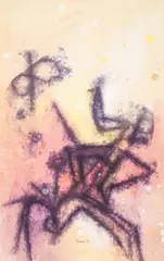 Ahmed Pervez, Untitled, watercolour and mixed media on paper