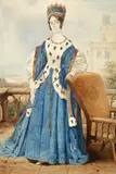 Georg Osterwald, Portrait of an Aristocratic Lady, watercolour