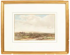 James Orrock, Gathering Ling, Yorkshire, watercolour
