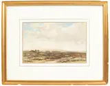 James Orrock, Gathering Ling, Yorkshire, watercolour