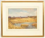 William Augustus Rixon, From Staines, watercolour