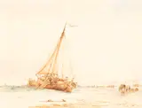 James Webb, Scheveingen, watercolour