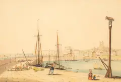 John Lewis Roget, Margate, watercolour