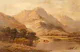 David Bates, Highlands Landscape, oil on canvas