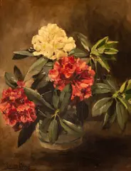 Yeend King, Still Life with Vase of Flowers, oil on panel