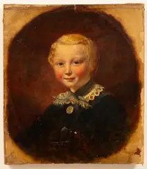 Thomas P Hale, Portrait of a Young Boy, oil on canvas