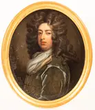 Sir Godfrey Kneller, Portrait of a Gentleman, oil on canvas, oval
