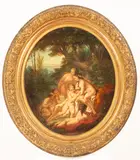 Jean-Honoré Fragonard, Psyche, oil on canvas