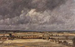 David Muirhead, Norfolk Landscape, oil on canvas