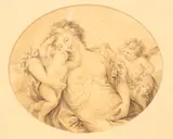Diana Beauclerk, Portrait of a Lady, pencil