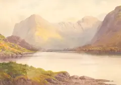 Edward H. Thompson, Buttermere, watercolour