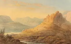 William Crouch, On the Borders of West Water, watercolour