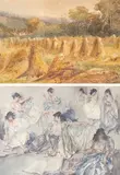 William Russell Flint, Variations IV, lithograph in colours