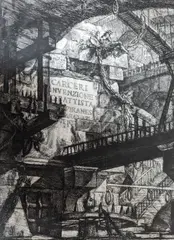 Giovanni Battista Piranesi, Carceri d'invenzione, etching