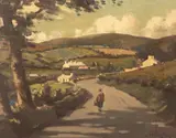 Charles McAuley, Rural Landscape, oil on canvas