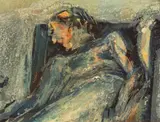 Tom Phillips, Portrait of a Sleeping Woman
