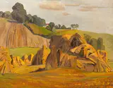 James Tarr, The Cornfield, oil on canvas