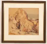 Will Evans, Caswell Bay, Gower, watercolour