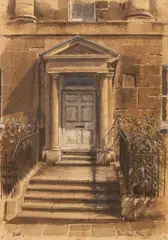 Jonathan Pike, Bath, watercolour