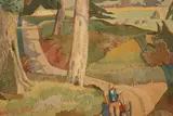 William Lyons Wilson, Woodland Landscape, watercolour