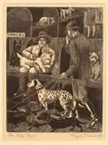 Eileen (Tirzah) Garwood, The Dog Show, woodcut