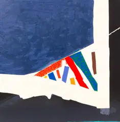 Sandra Blow, Brilliant Corner III, screenprint in colours on wove paper