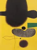 Victor Pasmore, Points of Contact No 21, etching and aquatint in colours on wove paper