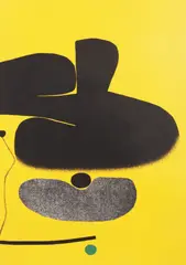 Victor Pasmore, Points of Contact No 18, etching and aquatint in colours on wove paper