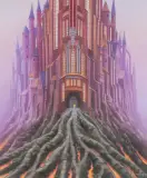 Jacek Yerka, COMPLETORIUM, 2021, pastel, karton