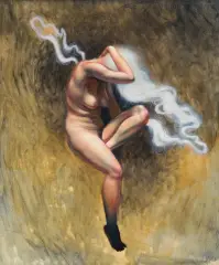 Anna Tomicka, BIRTH OF VENUS, 2018, olej, panel mdf