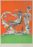 Z TEKI „ZABAWNE SNY PANTAGRUELA“ by Salvador Dalí, 1973, litografia barwna , papier japoński, sold May 2021