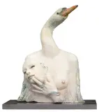 Joanna Bruździńska, W POSZUKIWANIU PRAWDY, 2020, ceramika szkliwiona