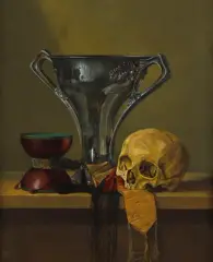 Maciej Cichocki, Vanitas, 1984, olej, płótno