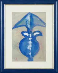 Jerzy Panek, BEZ TYTUŁU, 1979, akwarela, gwasz, kredka, papier