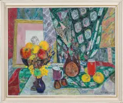Henryk Wójcik, Martwa natura, 1990, olej, płótno