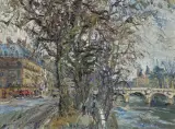 Włodzimierz Zakrzewski, PARYŻ. QUAI DU LOUVRE, październik 1970
