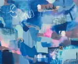 Mila Raczkowska, Immersion, 2021, akryl, płótno