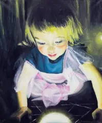 ŚWIATEŁKO NADZIEI by Hanna Gancarczyk, 2021, olej, płótno, sold Apr 2021