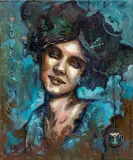 BLISKO WSPOMNIEŃ by Katarzyna Bruniewska-Gierczak, 2020, olej, płótno, sold Apr 2021