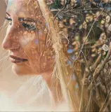 O.IV by Dominika Kędzierska, 2021, olej, płótno, sold Apr 2021