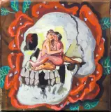Katarzyna Kukuła, Memento mori, 2019, olej, płótno