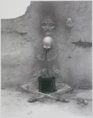 Zdzisław Beksiński, BEZ TYTUŁU, LATA 70. XX W./2003, giclee, papier