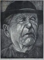 Paweł Steller, BACA, Z TEKI „TYPY POLSKIE”, 1936, drzeworyt, papier