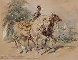 Juliusz Kossak, JEŹDZIEC Z LUZAKIEM KASZTELAŃSKIM