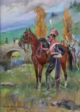 Wojciech Kossak, SZWOLEŻER GWARDII POLSKIEJ POD SOMOSIERRĄ