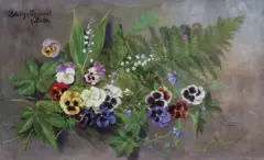 Celestyn Czynciel, BUKIET KWIATÓW, 1902, olej, płótno