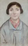 Tadeusz Makowski, PORTRET MŁODEJ DZIEWCZYNY