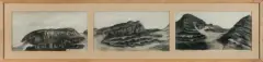 LODOWIEC DIABLERETS – TRYPTYK by Jan Lebensztejn, 1983, tusz pióro, pastel, papier, offered Mar 2021