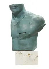 ASKLEPIOS by Igor Mitoraj, 1988, brąz patynowany, kamień, sold Mar 2021